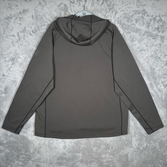 KUIU Peloton 200 ¼ Zip Hooded Pullover XXL Gunmetal (Olive Gray Tone) - Picture 3 of 8